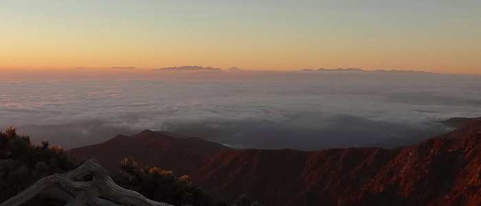 唐松岳から見る富士山