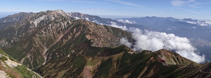 白馬岳～唐松岳～五竜山荘