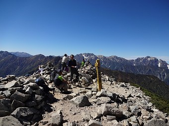 爺ヶ岳　南峰山頂