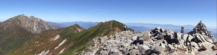 鹿島槍ヶ岳～爺ヶ岳北峰