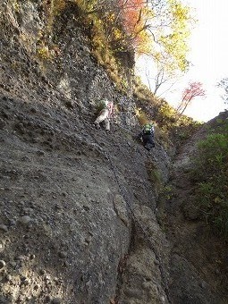 戸隠クサリ場