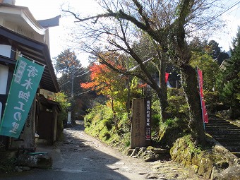 箱根旧街道一里塚　畑宿