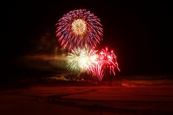 イエローナイフ　花火