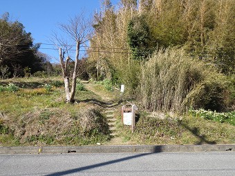 とみやま水仙遊歩道　入口