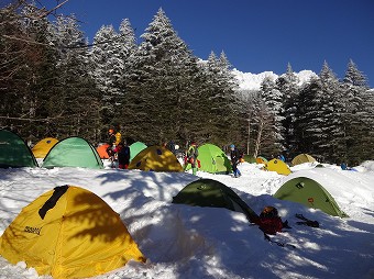 赤岳鉱泉テント場