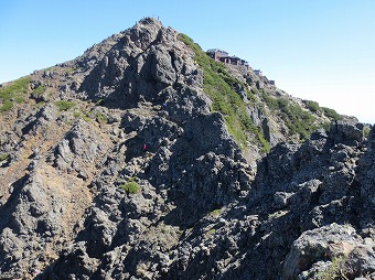 赤岳へ