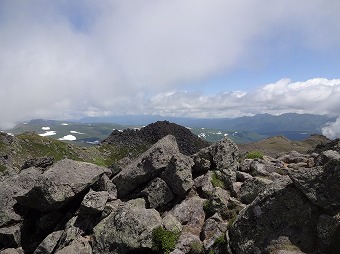 石狩岳方面