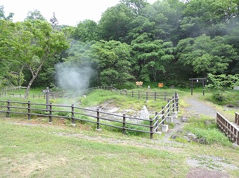 トムラウシ温泉コース　入口