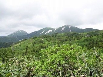 焼山　火打山