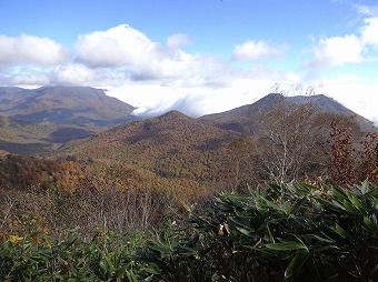 妙高山と黒姫山