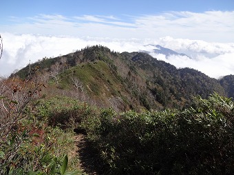 五地蔵山へ