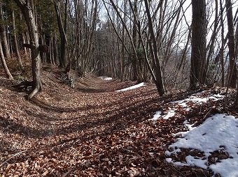 陣馬尾根・中の平遺跡