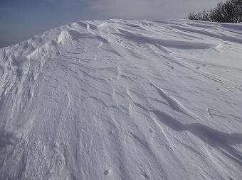 雪の風紋