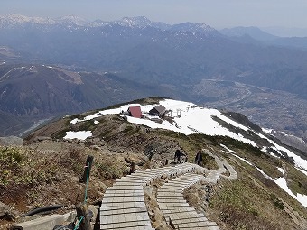 リフト駅へ