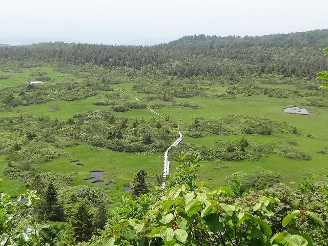 下毛無岱へ