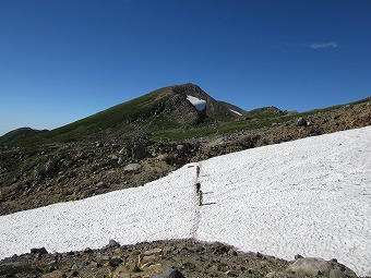 千蛇ヶ池の雪渓