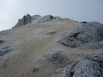 北燕岳　山頂