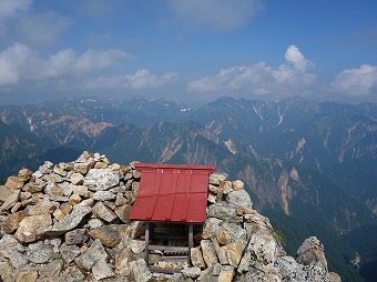 大天井岳　山頂