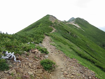 赤岩岳へ