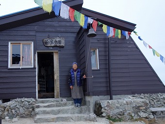 船窪小屋のお母さん