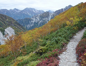 七倉岳へ