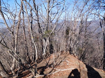 米沢山北尾根へ