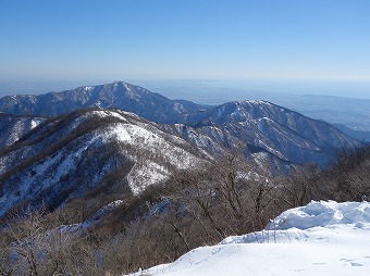 大山　三ノ塔方面