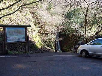 弥彦山八枚沢登山口