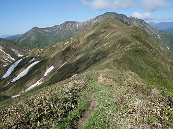 小障子ノ頭へ