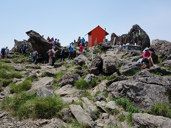 早池峰山　山頂