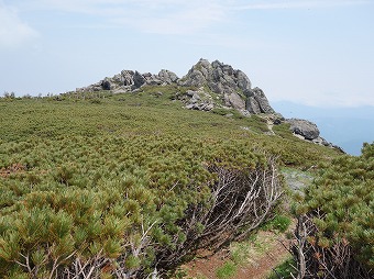 剣ヶ峰方面