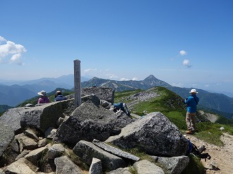 双六岳　山頂