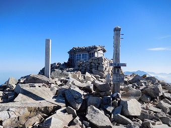 薬師岳　山頂