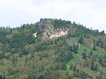 赤石山　絶壁岩