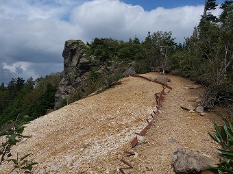 赤石山崩壊ザレ