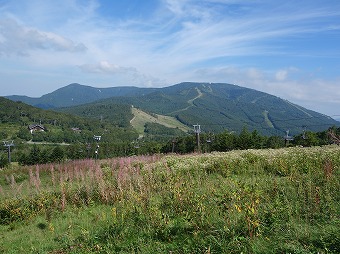 焼額山方面