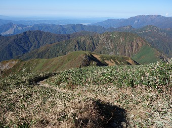 武能岳へ