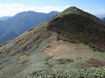 笠ヶ岳へ