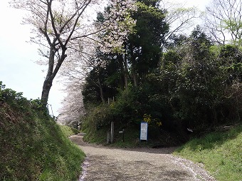 栃窪神社分岐