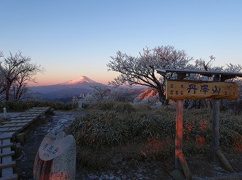 ２０１８年　元旦の紅富士