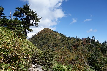 四阿山　山頂へ