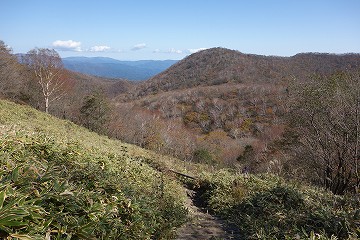 八丁峠へ