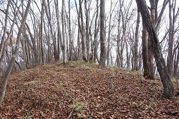 長尾根は右へ