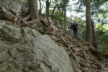 惣岳山へ