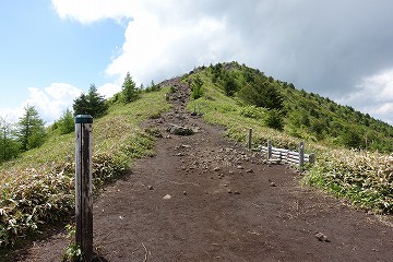 小烏帽子岳へ