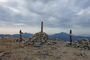 野口五郎岳　山頂