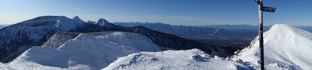 硫黄岳～赤岳～阿弥陀岳