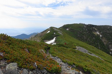 大滝山へ