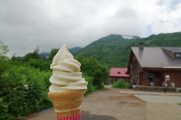 栂池　さるなしソフトクリーム