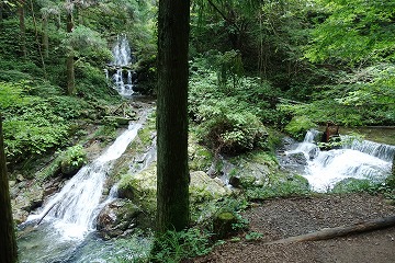 払沢ノ滝へ